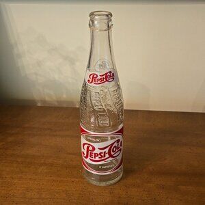 Vintage 1958 glass Pepsi Cola Bottle EUC